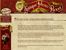 Tablet Screenshot of antiquephotoparlour.com